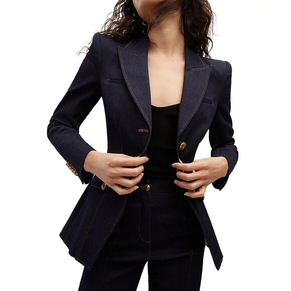 Veronica Beard Jackets & Blazers - Veronica Beard Anoki Dickey Denim Blazer